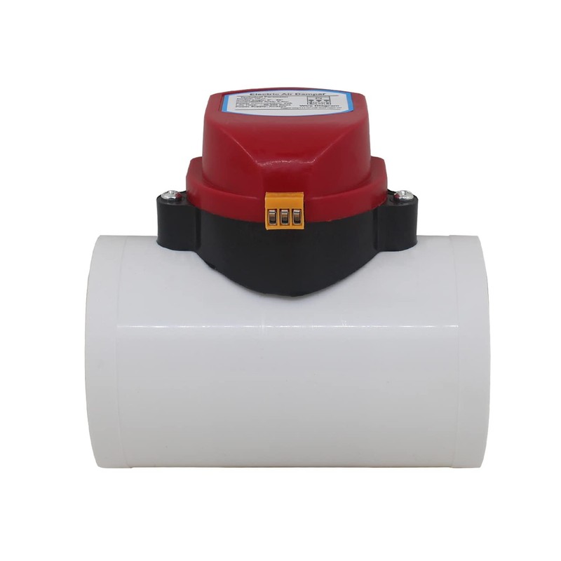 Zone Damper motorised air Vent PVC Duct Damper Ventilation Electric