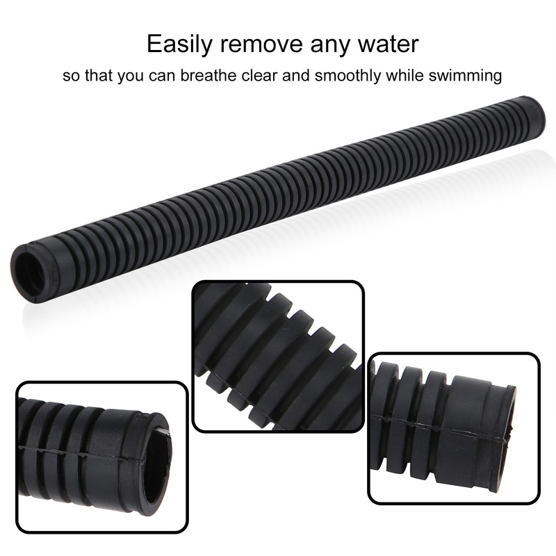Diving Corrugated Inflator Hose for BCD Airway Flexible Rubber Hose