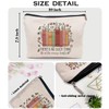 Ayxvt Bookish Gifts Makeup Bag, Book Lovers Gifts Cosmetic Bags
