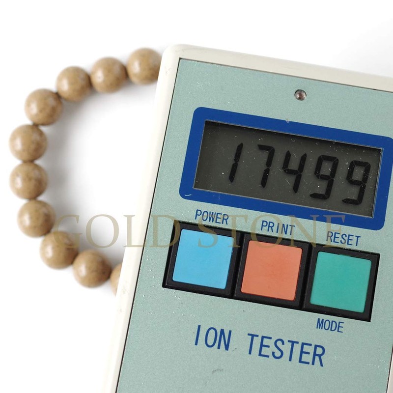 Gold Stone Bracelet 0.5 inches (12 mm), Orange, Made in