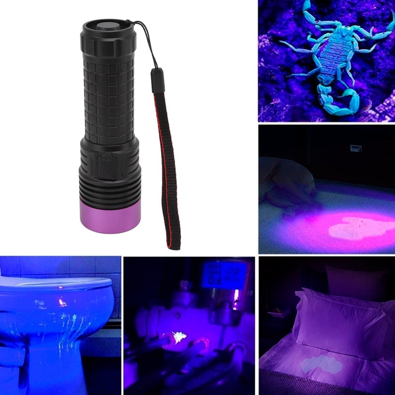 Y40 Purple Light Flashlight High Power LED 365NM UV Torch
