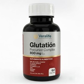 Veralife Suplemento Alimenticio Cisteina Vitamina Zinc Selenio Capsulas 800gr Nutricional Multivitaminicos Mayores Edad