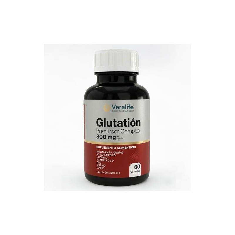 Veralife Suplemento Alimenticio Cisteina Vitamina Zinc Selenio Capsulas 800gr Nutricional
