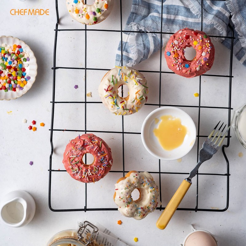 CHEFMADE Donut Shape, 3 Types, 6 Pieces, Torus, Flower Shape,
