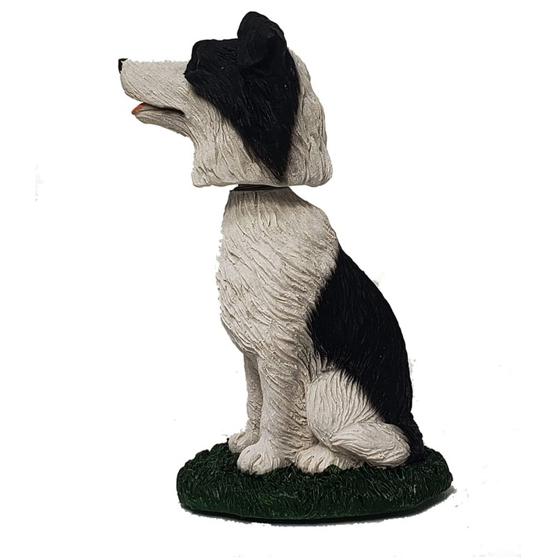 Animal Den Border Collie Dog Bobblehead Figure Statue Gift for