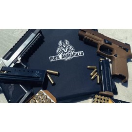 IRON ARMADILLO® LVL 3A Soft Body Armor Plate Multi Size stop 9MM .44MAG PAIR - 10"x12" Shooters Cut