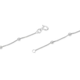 NKlaus 42 cm Venetian Chain 925 Silver Elegant Necklace Filigree Width 1.0 mm Necklace 4.3 g Heavy 1875, Sterling Silver