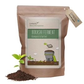 DIMIKRO Bokashi Ferment Dried - Compost Starter and Fermentation Aid for Bokashi Bucket - With Effective Microorganisms (0.6 kg)