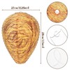 DECYOOL 8 Pack Paper Wasp Nest Decoy Hanging Wasp Nest