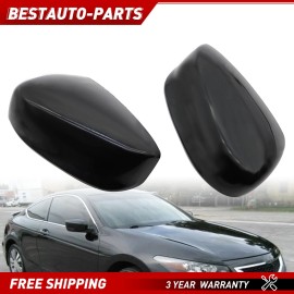bestauto_parts5 For Honda Accord 2008 2009 2010 2011 2012 2013 LH+RH PAIR Side Mirror Cover Cap