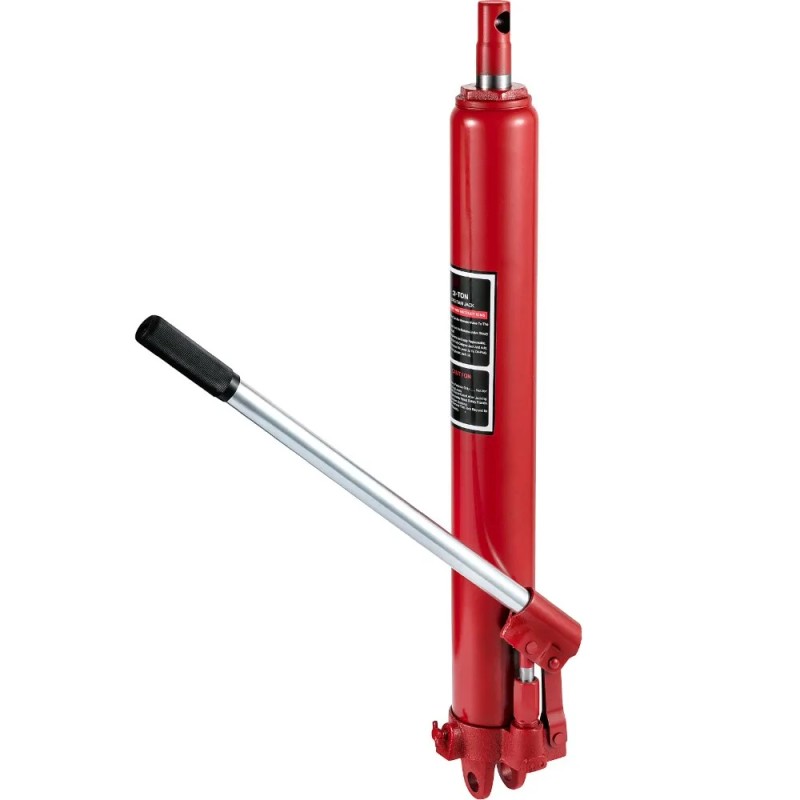 Hydraulic Long Ram Jack, 3 Tons/6600 lbs Capacity, with Single