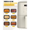 Collapsible Air Fryer Silicone Liners 2-Pack for Bella 4Qt Slim