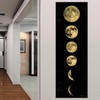 UGZDEA Moon Phases Canvas Poster, Abstract Minimalist Black White Moon