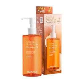 Farmstay Ginseng & Niacinamide Cleansing Oil, 2 bottles, 300ml / 팜스테이 진생 앤 나이아신아마이드 클렌징오일, 2개, 300ml