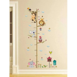 Viniles de estatura Viniles decoracion infantil vinil decorativo recamara niño medidor de altura estatura grafico crecimiento dibujos animados pegatinas decorativas pared