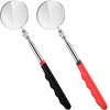 Copkim 2 Pcs Telescoping Inspection Mirror,29 Inch Mechanics Mirror Tool