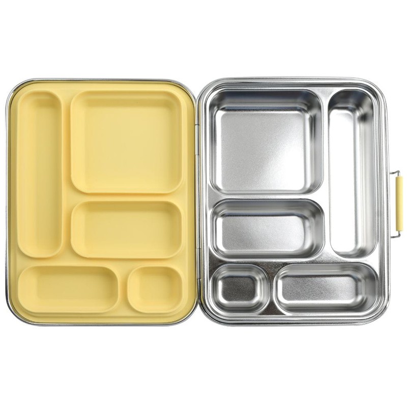 EcoCocoon Bento Lunch Boxes - 5 Compartment, Grape