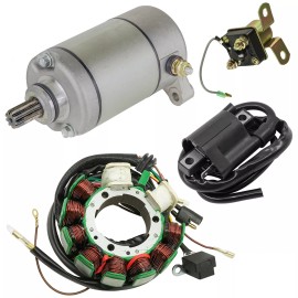 For Polaris Stator for Polaris Big Boss 500 6X6 Starter Solenoid Ignition Coil 1998 1999 ATV