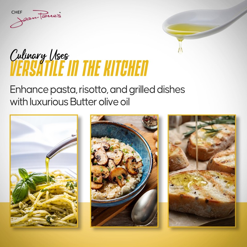 Chef Jean Pierre's Butter Olive Oil - Naturally Infused, 750ml