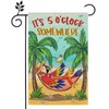 It's 5 o'clock Somewhere Beach Summer Welcome Parrot Birds Double-sided