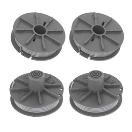 XIJIANG 4 x grass trimmer replacement spool, diameter 1.65 mm, 6.1 m, 5307-20 type replacement autofeed spool line, nylon spools for Gardena EasyCut ComfortCut PowerCut SmallCut grass trimmer