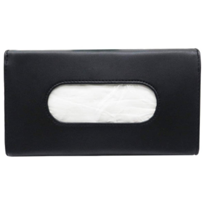 QianBao Car Tissue Holder, PU Leather Tissue Box, Hanging Paper