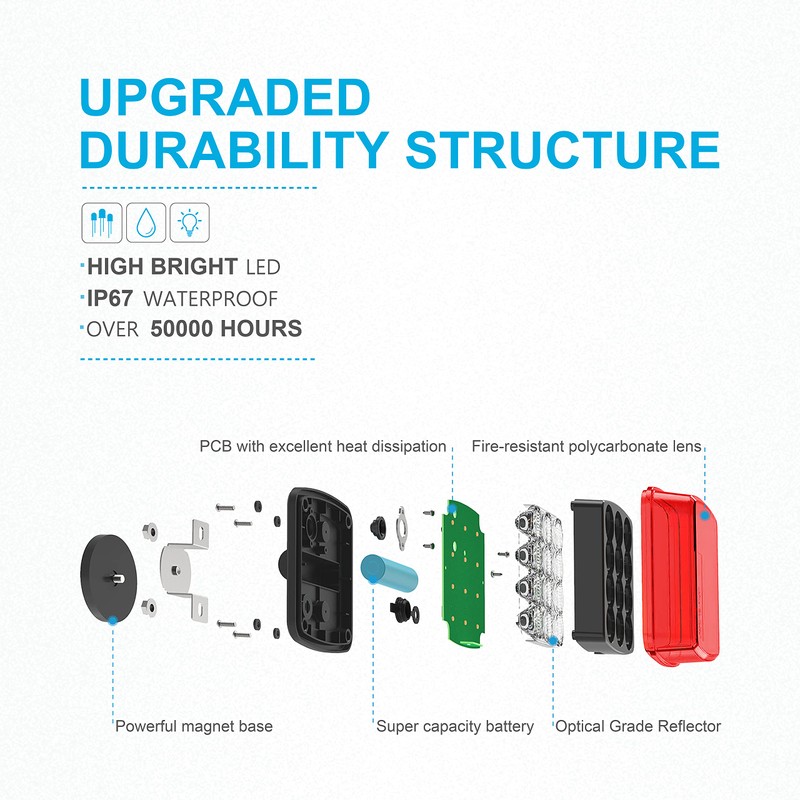 Agrieyes Red Electric Light, Waterproof, High Brightness, Longer Lasting Power,