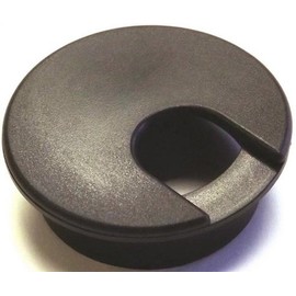 Grommet Desk Blk 2 In