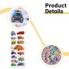 Lotsdonxia 12 Sheets 3D Puffy Car Stickers, 200+ Pcs Vehicle
