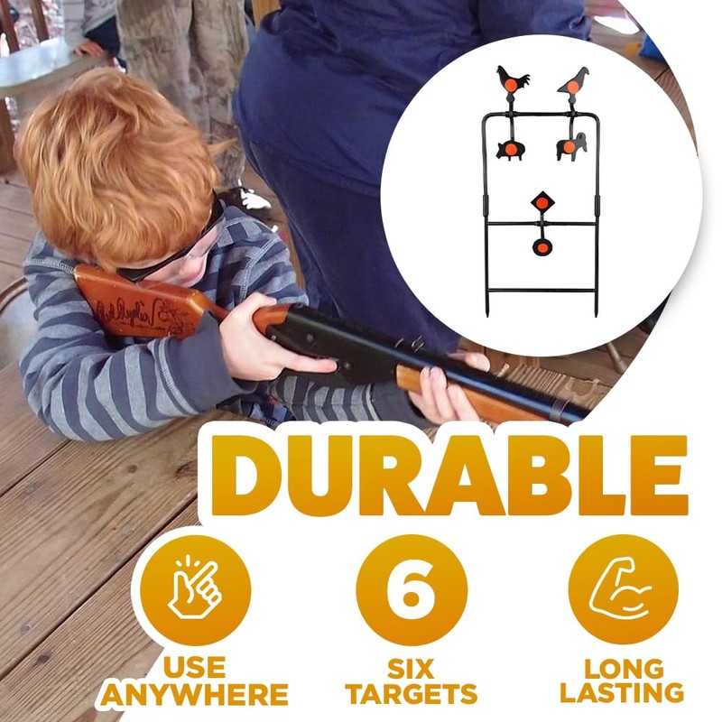HHH Hunting® Bear Bottom Nut Cracker Target Shooting Targets Freestanding