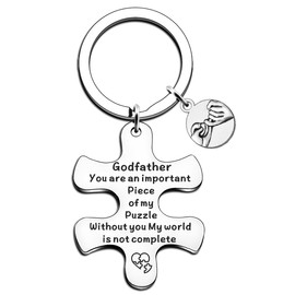 JETTOP Godfather Gifts Will You Be My Godfather Gifts Godfather Keyring Godfather Birthday Christmas