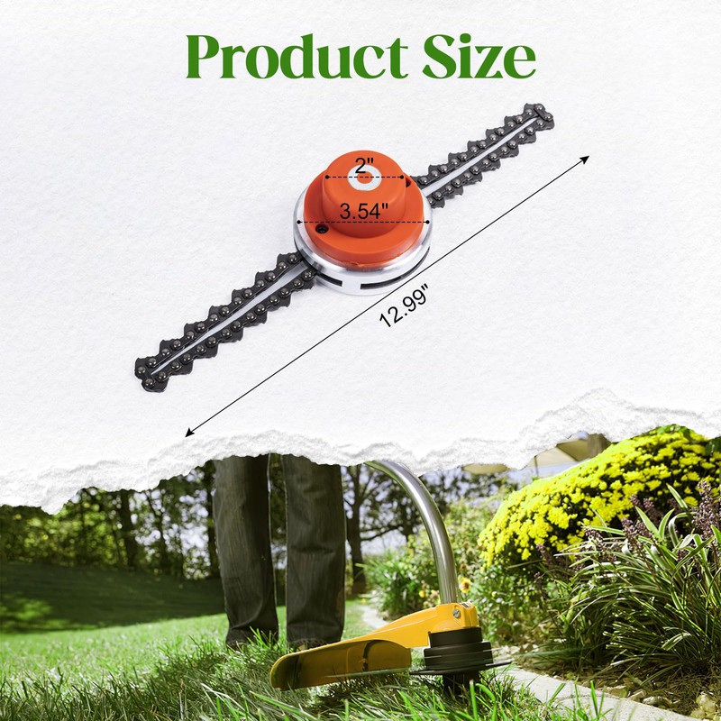 CHANGE MOORE Universal Lawn Mower Trimmer Head Replacement,1 Pack Chain