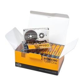 RTM C90 | Type One 90 Minute Blank Music Cassettes | Ideal for Music Recording | Studio Quality | Pack of 10 Cassettes