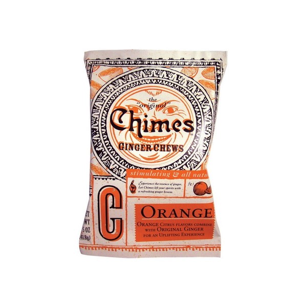 Chimes Ginger Chews - Orange, 142 g