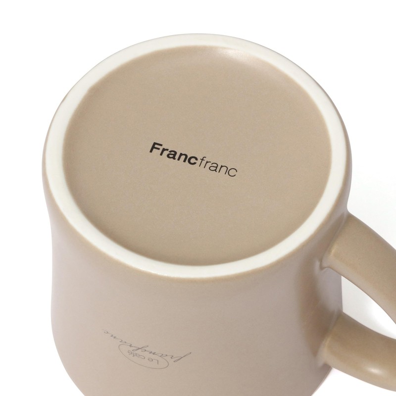 Francfranc Franc Le Cafe Set Brown