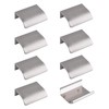 MOROBOR Finger Edge Pull, 8pcs Concealed Handle Aluminum Alloy Invisible
