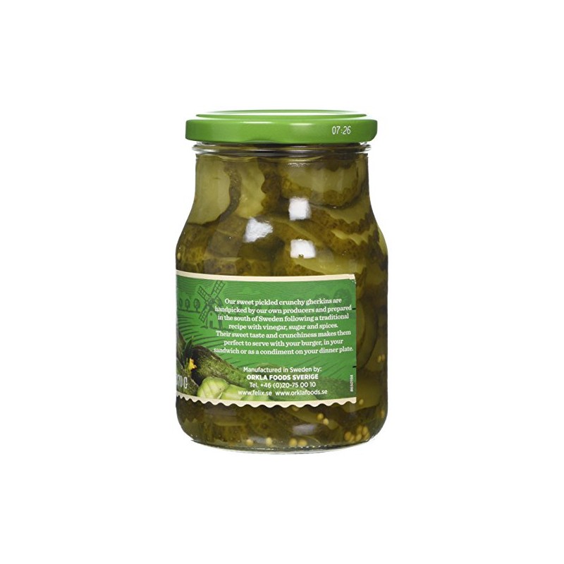 Felix Smorgasgurka Pickled Gherkins, 370 g
