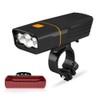 Bike Lights Front and Back Light USB Rechargeable Light for