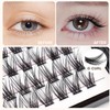 Bodermincer 84 Cluster D Curl Natural Style Eyelashes Professional Makeup