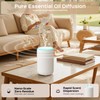 Portable Waterless Essential Oil Diffuser Starter Kit with 7 Lights