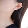 Small Silver Stud Earrings for Women: Hypoallergenic Sterling Silver Round