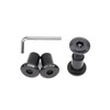 binifiMux Juego de 10 tornillos hexagonales M8 x 15 mm,