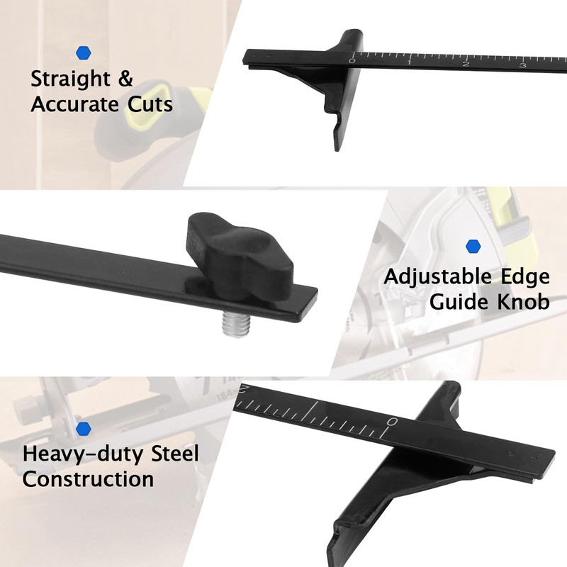 Edge Rip Guide for Ryobi P508 Circular Saw, Replacement Rip