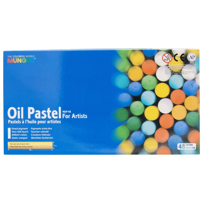 MUNGYO Oil Pastels in Assorted Colours - 11 x 70