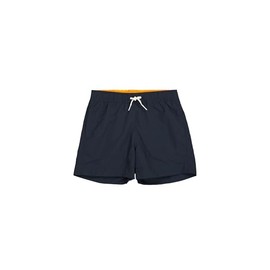 Champion Boys' Legacy Icons Beach Shorts B-Crinkle Taslon Small Script Logo Swimming Trunks, navy