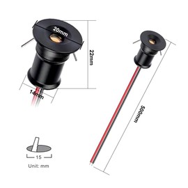 9PCS 12V 1W Recessed Celling Light for Kitchen, Stairs, Closet, Hallway,DIY Lighting Warm White Cold White Showcase Light Cabinet Downlight IP65 (Black Shell Warm White, 120°)