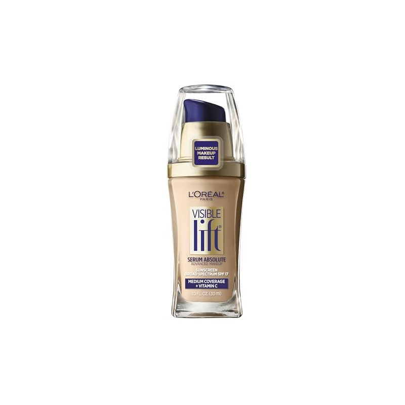 L'Oreal Paris Visible Lift Serum Absolute Foundation, Nude Beige, 1