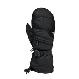 Kombi Women's Roamer Insulated Waterproof Winter Mittens | Cold Weather Gloves with Adjustable Wrist Strap & Heat-Pack Pocket, Black, Size: M