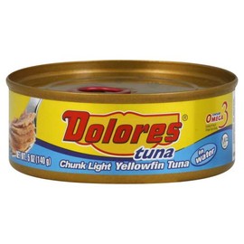 Dolores Chunk Light Yellowfin Tuna In Water 5 OZ (Pack of 4)