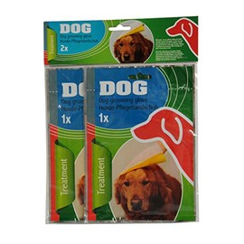 Edco Dog - Gant de Toilettage Pour Chien - Pet Supplies Dog Grooming Glove Pack of 2